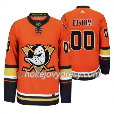 Pánské Hokejový Dres Anaheim Ducks med eget tryck Adidas 2019-2020 Oranžový Authentic
